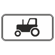 Дорожный знак 8.4.5 «Вид транспортного средства» (металл 0,8 мм, II типоразмер: 350х700 мм, С/О пленка: тип Б высокоинтенсив.)
